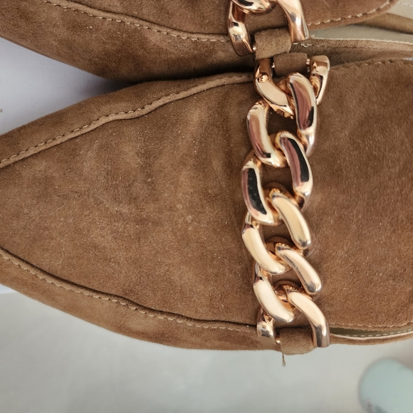 Steve Madden slides/ loafers women's size 8 suede - Picture 3 of 4